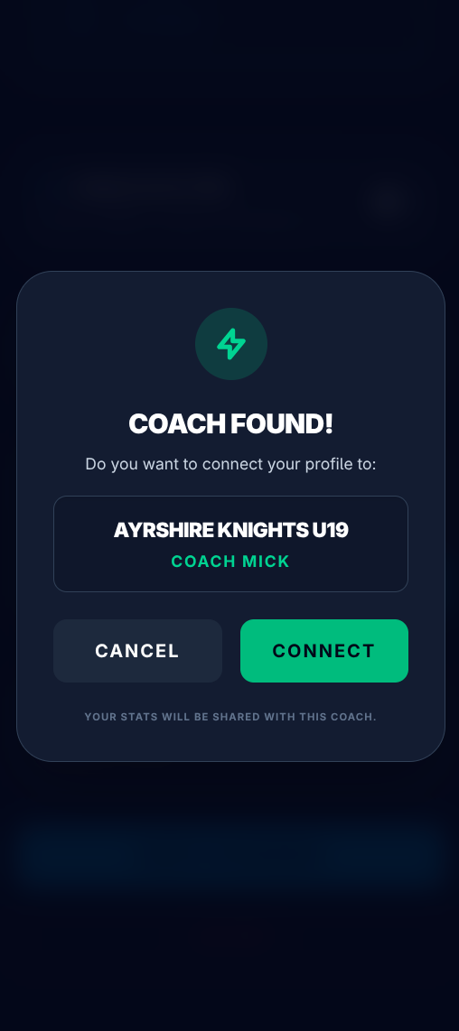 Connect to coach