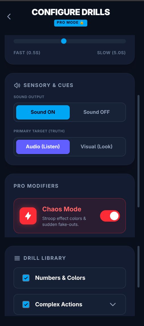 Chaos Mode Setup
